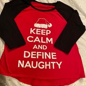 Christmas Naughty Top